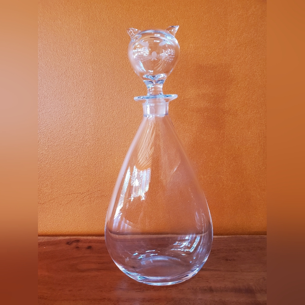 Mid-century Modern Orrefors Crystal Carafe